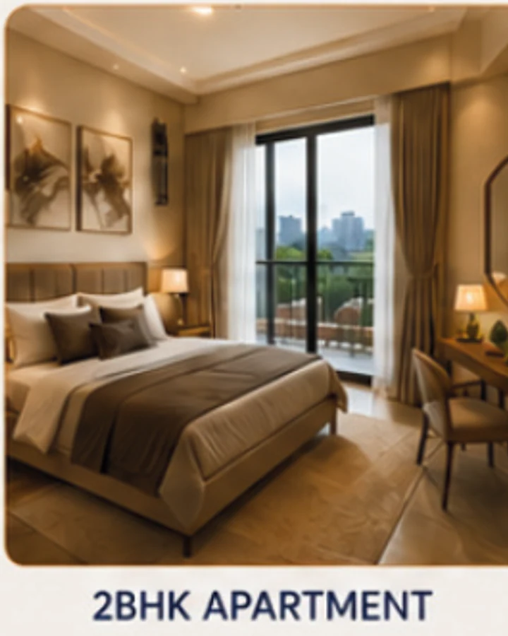 Illustrative bedroom interior